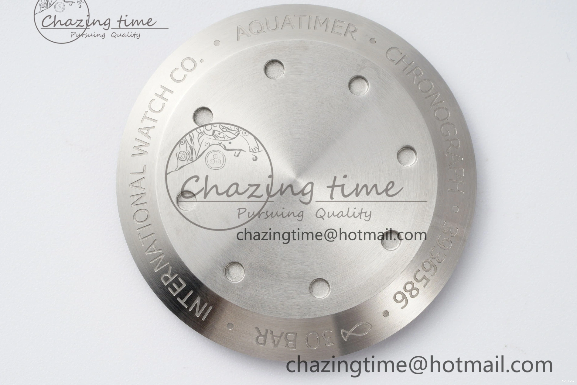 MIROTIME 0206 Attractive Aquatimer Chrono SS RSF 1:1 Best Edition Blue Dial on Blue Rubber Strap A 7056